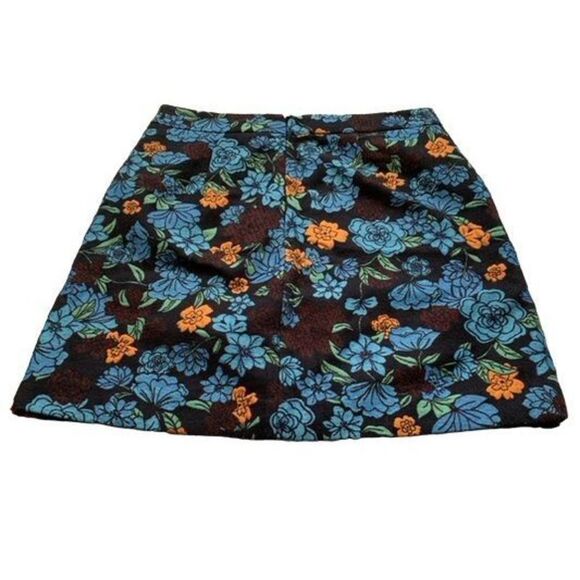 NWOT Loft Women's Multi Color Forest Blooms Floral Pencil Mini Skirt Size 6 - Picture 3 of 7